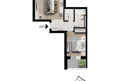 Apartament cu 2 camere decomandat în Păcii - 3