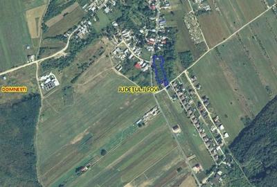 Teren de 3126 mp, în Domnești