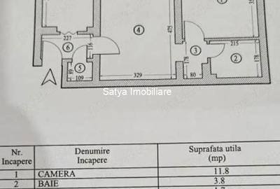 Apartament cu 2 camere semidecomandat în Tomis III - 5