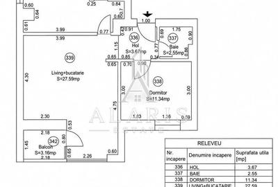 Apartament cu 3 camere în Soarelui