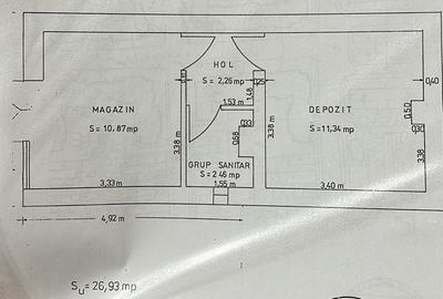 Spațiu comercial, de 27 mp, în Școlilor - 3