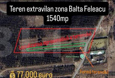 Teren de 1540 mp, în Bună Ziua - 2