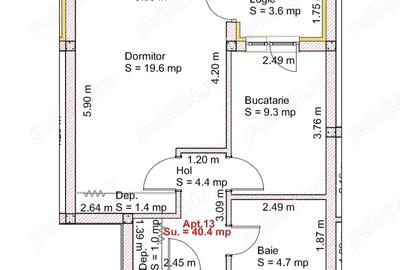 Apartament cu 2 camere decomandat în Șelimbăr - 1