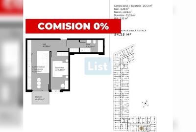 Apartament cu 2 camere semidecomandat în Sopor - 2