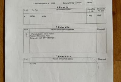 Teren Cristian pretabil constructii Hale - 6