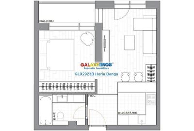 Apartament cu 2 camere în Central