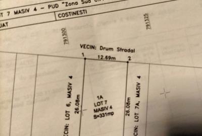 Teren de 331 mp, în Exterior Vest - 2