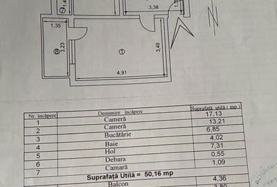 Apartament cu 2 camere decomandat, mobilat în Mazepa 2 - 2