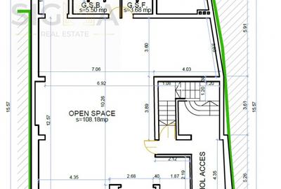 Spațiu comercial, de 167 mp, în Central - 3
