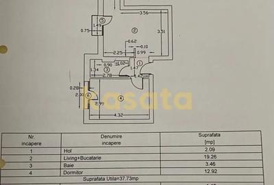 Apartament cu 2 camere decomandat în Ștefăneștii de Jos - 4