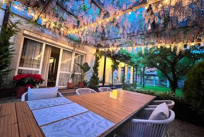 Pipera- Iancu Nicolae-Vila P+2 cu gradina  600 mp: gazon, vegetație matură, - 6