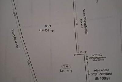 Teren de 330 mp, în Lumina