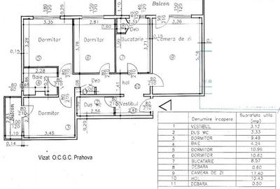Republicii pta MViteazul-4cam, 2balc, cf1A,dec,1/4 la 109900 - 9