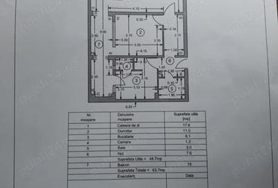 Apartament cu 2 camere semidecomandat în Central - 1