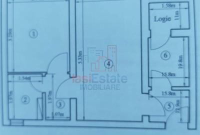 Apartament cu 2 camere nedecomandat în Podu Roș - 1