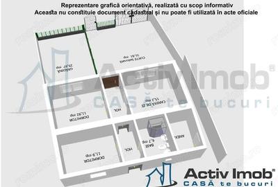 Casă cu 3 camere cu Teren 274 Mp în Moldova Nouă - 17