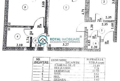 Royal Imobiliare - Vanzare apartament 2 camere, zona Nord - 13