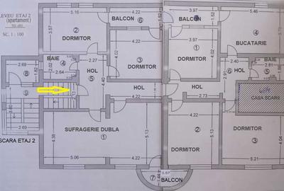 Casă cu 4 camere în Central - 7