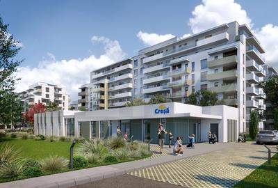 Apartament cu o camera, 37 mp, Ansamblu Rezidential, zona RIVUS - 12