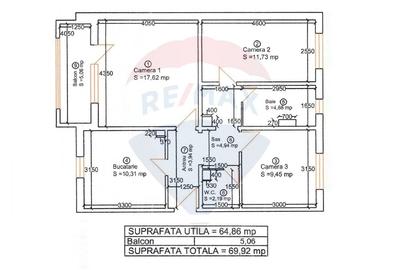 De vânzare apartament 3 camere – Buziaș | Parter | Comision 0% - 14