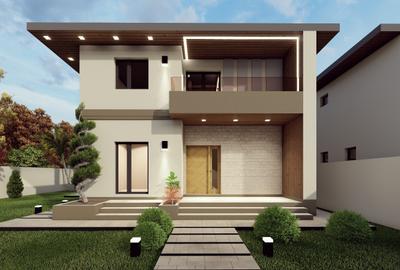 VILA INDIVIDUALA 200 MP UTILI, CURTE 324 MP, 4 CAMERE, 2 LOCURI PARCARE, FUNDENI - 1