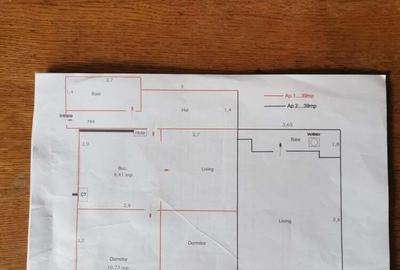 Apartament cu 2 camere semidecomandat în Pădurii - 2