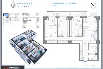 ADAMANT ECLYPSE, 4 camere, TIP 4A, 102.9mp, CUG-BRD - 2