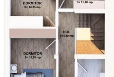 Duplex cu 4 camere cu Canalizare în Sânpetru - 20