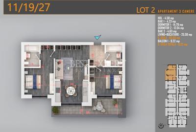 Apartament cu 3 camere decomandat în Theodor Pallady - 1