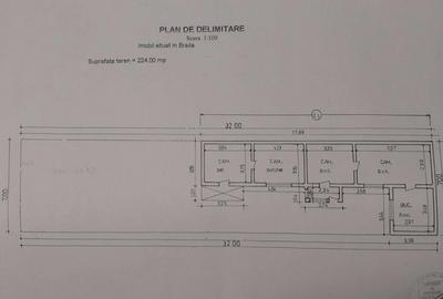 Teren 224 mp deschidere 7 m, Radu Negru- Buzaului -spital Ju - 1