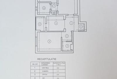 Apartament cu 3 camere semidecomandat în Titan - 11
