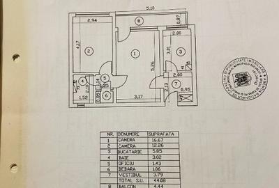 Proprietar Apartament 2 Camere (Obor - Doamna Ghica): 48,52 mp - 8
