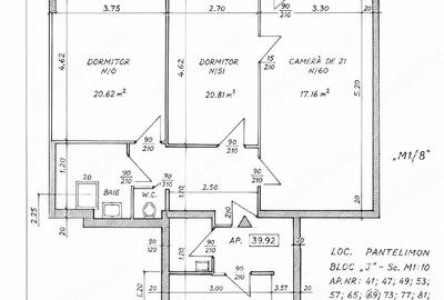 Apartament cu 3 camere decomandat în Pantelimon - 3