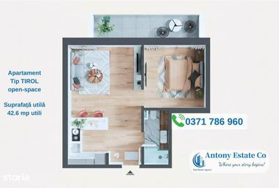 Apartament cu 2 camere decomandat în Iosia - 3