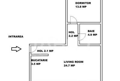 Apartament decomandat 2 camere si balcon Selimbar Brana - 8