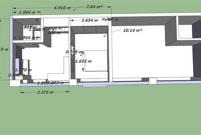 Spațiu comercial, de 65 mp, în Kamsas - 2