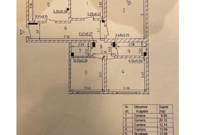 Apartament 4 camere, zona 13 Septembrie, Sebastian - 11