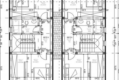 Duplex cu 4 camere cu Canalizare în Moșnița Nouă - 3