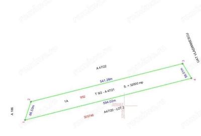 Teren de 32000 mp, în Nord
