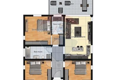 Casă individuală cu 4 camere cu Teren 467 Mp în Hărman - 4