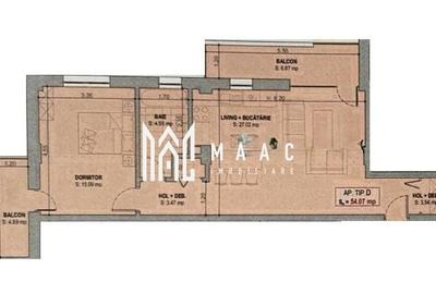 Apartament cu 2 camere decomandat în Veterani - 2