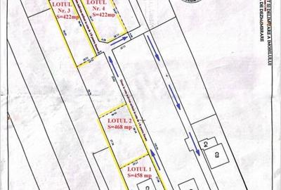 Teren Construcții intravilan de 468 mp, în Calea Moldovei - 2