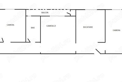 Apartament cu 4 camere semidecomandat în Gojdu - 2