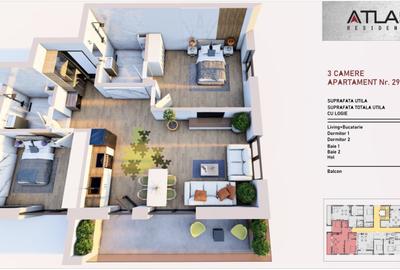 Ap 4 cam ATLAS Residence Tomis Plus Str. Budapesta! - 10