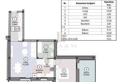 Apartament cu 2 camere în Albina - 8