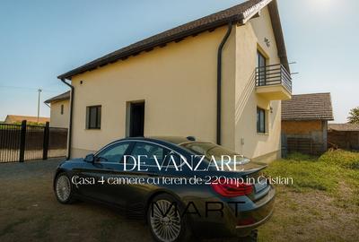 Casa individuala mobilata elegant, 4 camere, 2 bai, gradina Cristian SB - 1