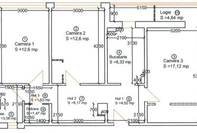 Apartament cu 3 camere decomandat, mobilat în Șagului - 2