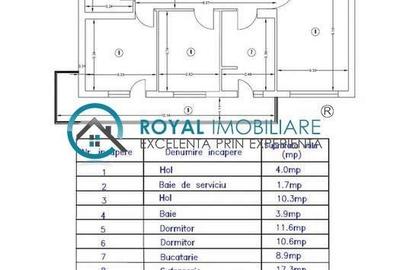 Royal Imobiliare - Vanzare apartament 3 camere zona Republicii scoala 14 - 10