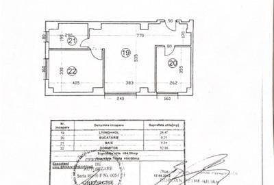 Apartament cu 2 camere semidecomandat în Central