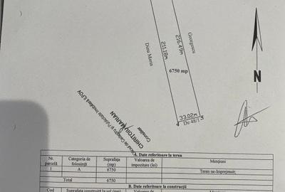 Teren Construcții intravilan de 6750 mp, în Bragadiru - 1